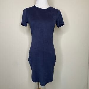 Windsor Blue Body Con Short Sleeve Dress Sz Small